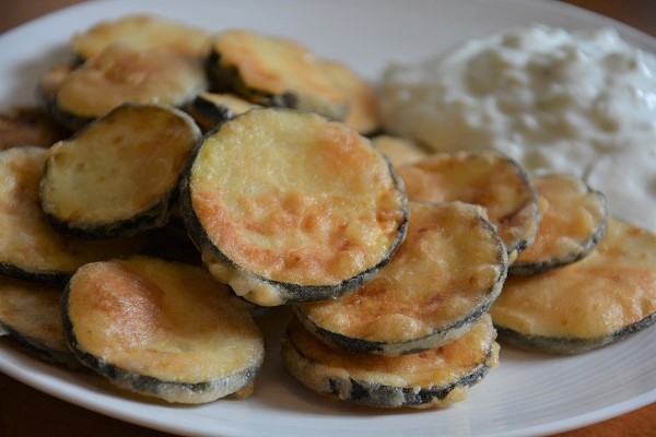 Friterad zucchini